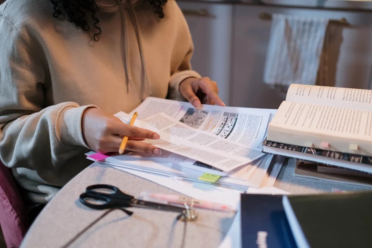 Eindexamen training in klaslokaal