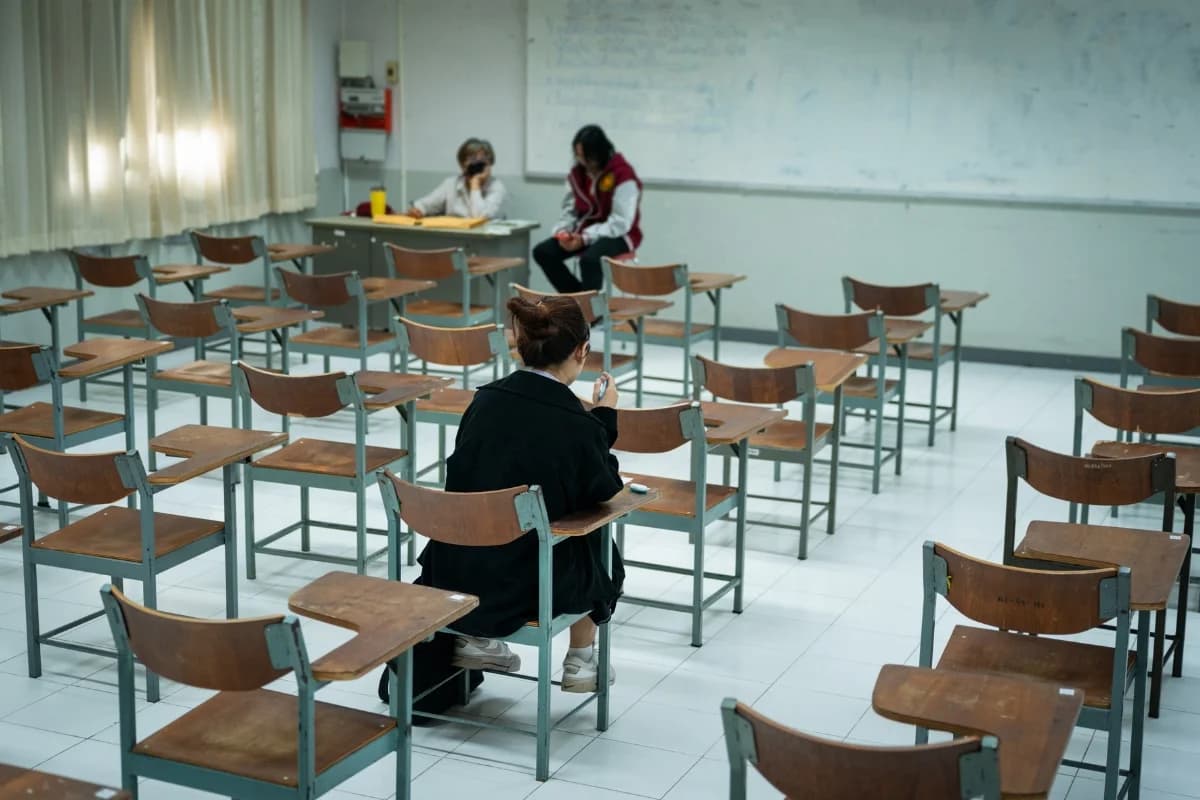 Studenten maken examen